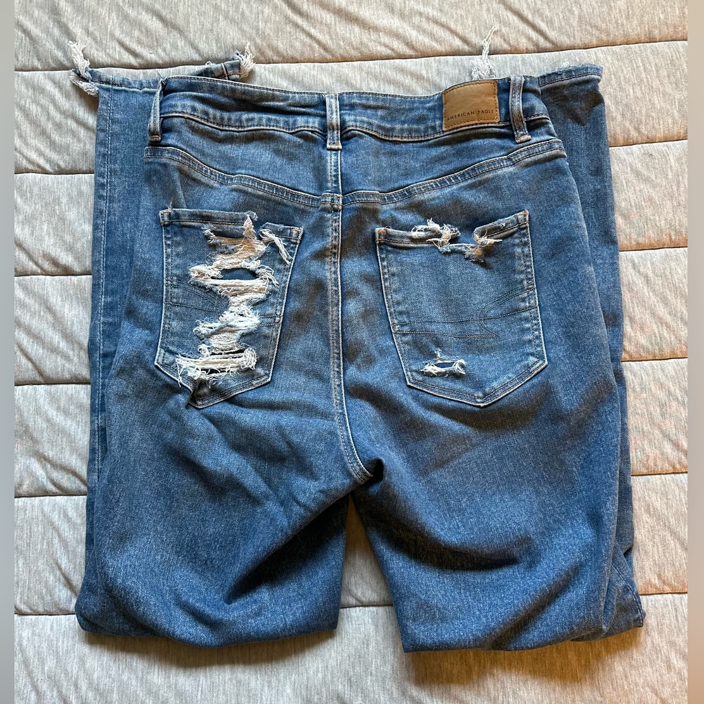 AE Next Level Ripped High Waisted Jegging - Picture 2 of 3